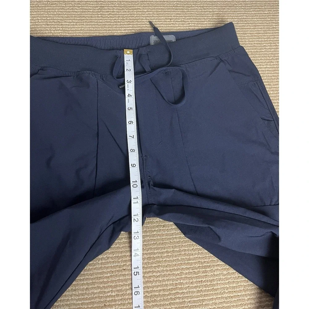 Vintage Genes Men's Performance Stretch Fit Pants Size L Dark Blue Navy